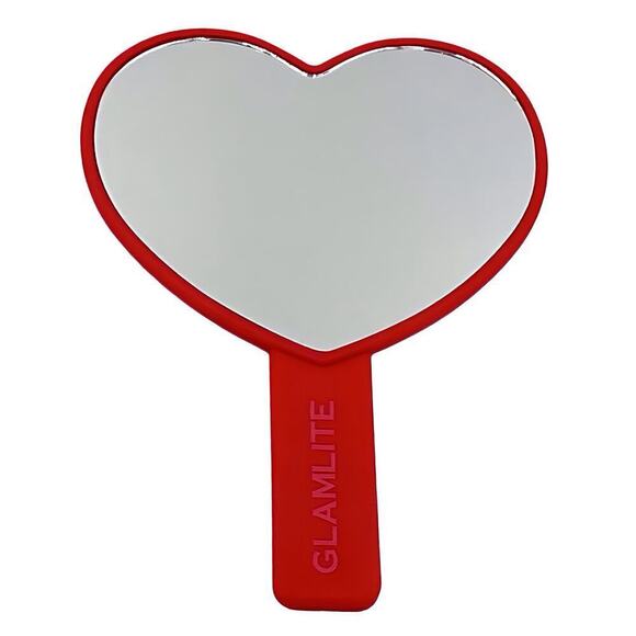 Glamlite x Chucky & Tiff Mirror Romance Is Dead Heart Shaped Hand Mirror Collab - Picture 2 of 7